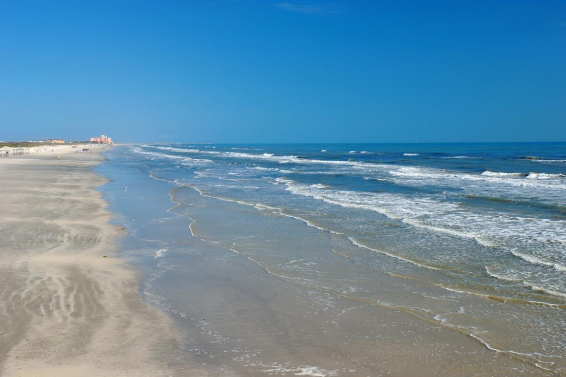 Texas coast beach